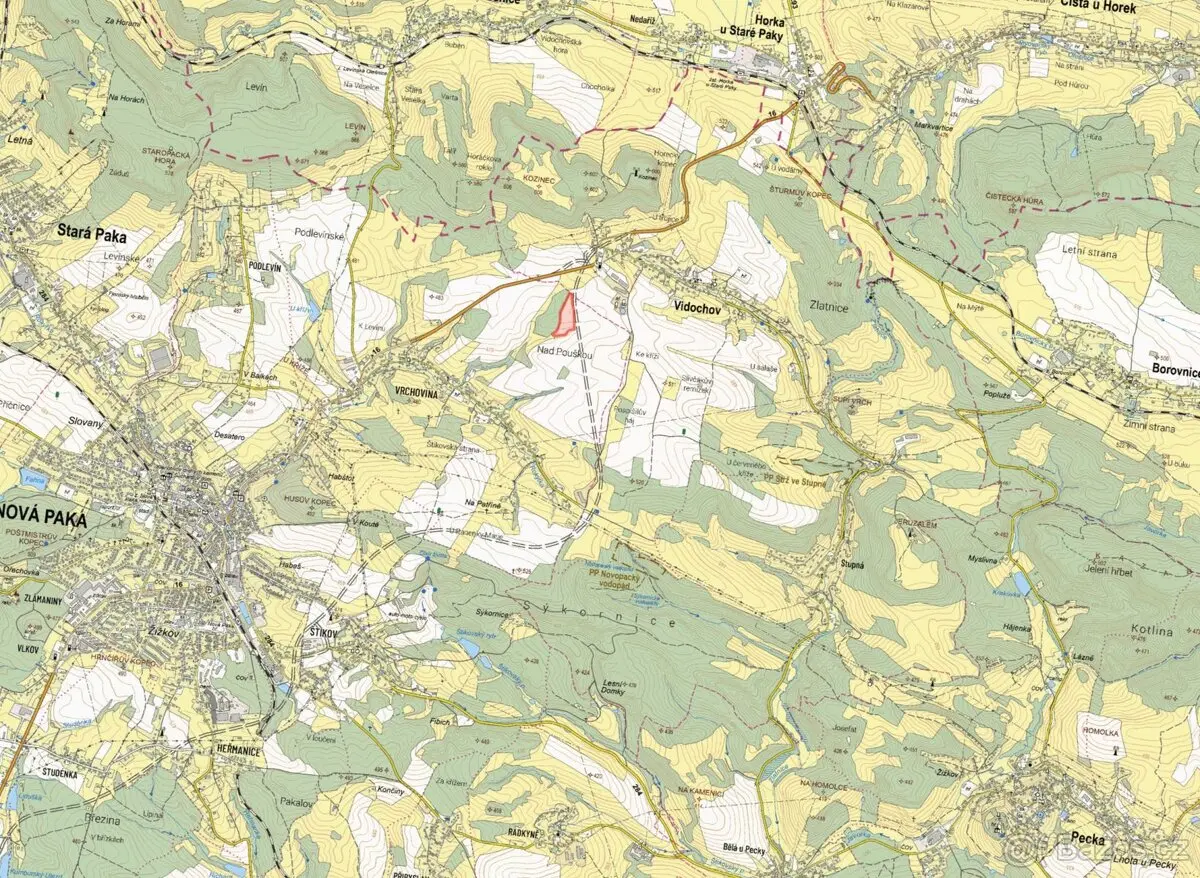 Prodej pozemku 26209 m², Jičín · 509 01