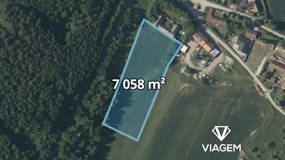 Prodej pozemku 7058 m², Jindřichův Hradec · 378 42