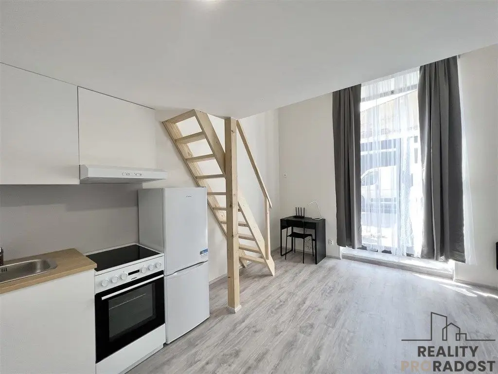 Pronájem bytu 1+kk 22 m², Veveří · Brno