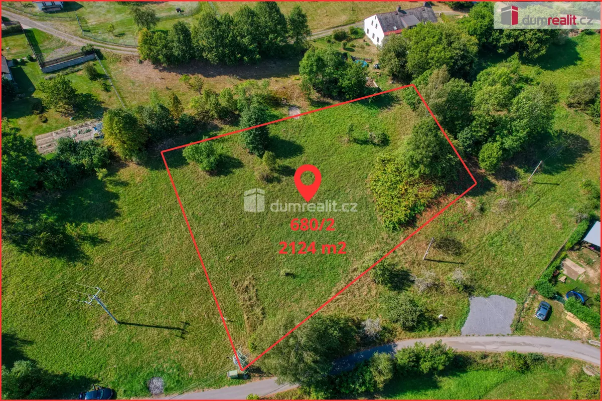 Prodej pozemku 2124 m², Mukařov u Jablonce nad Nisou · Malá Skála