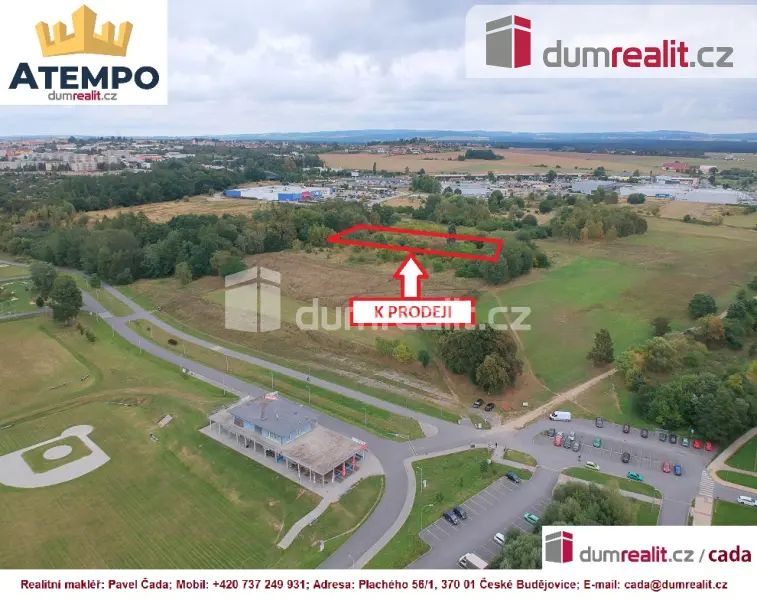 Prodej pozemku 3889 m², Tábor