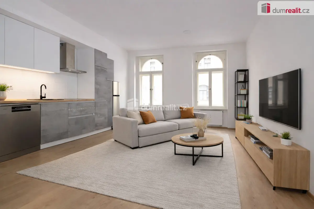 Pronájem bytu 2+kk 60 m², Oldřichova · Nusle