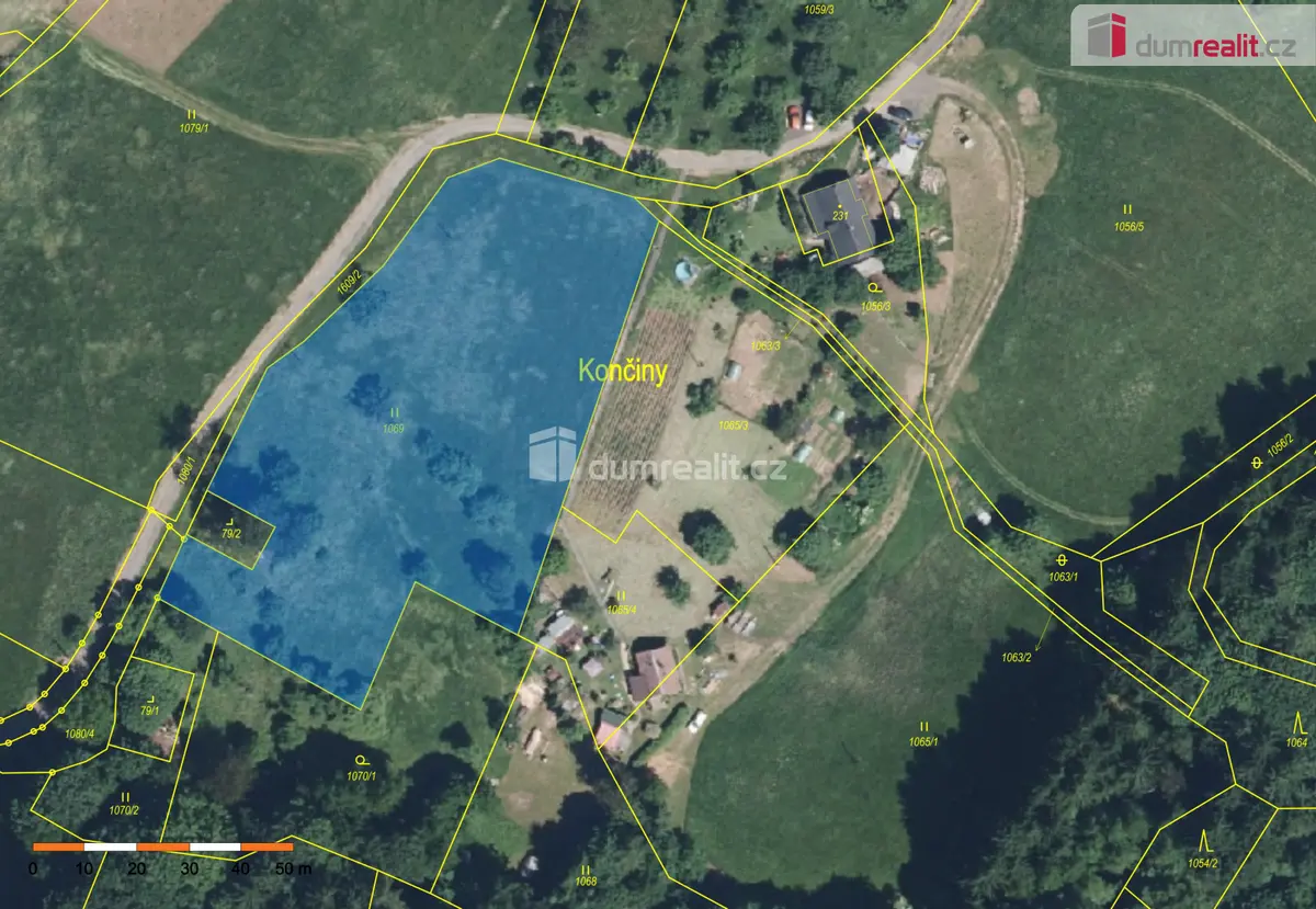 Prodej pozemku 5444 m², Semily