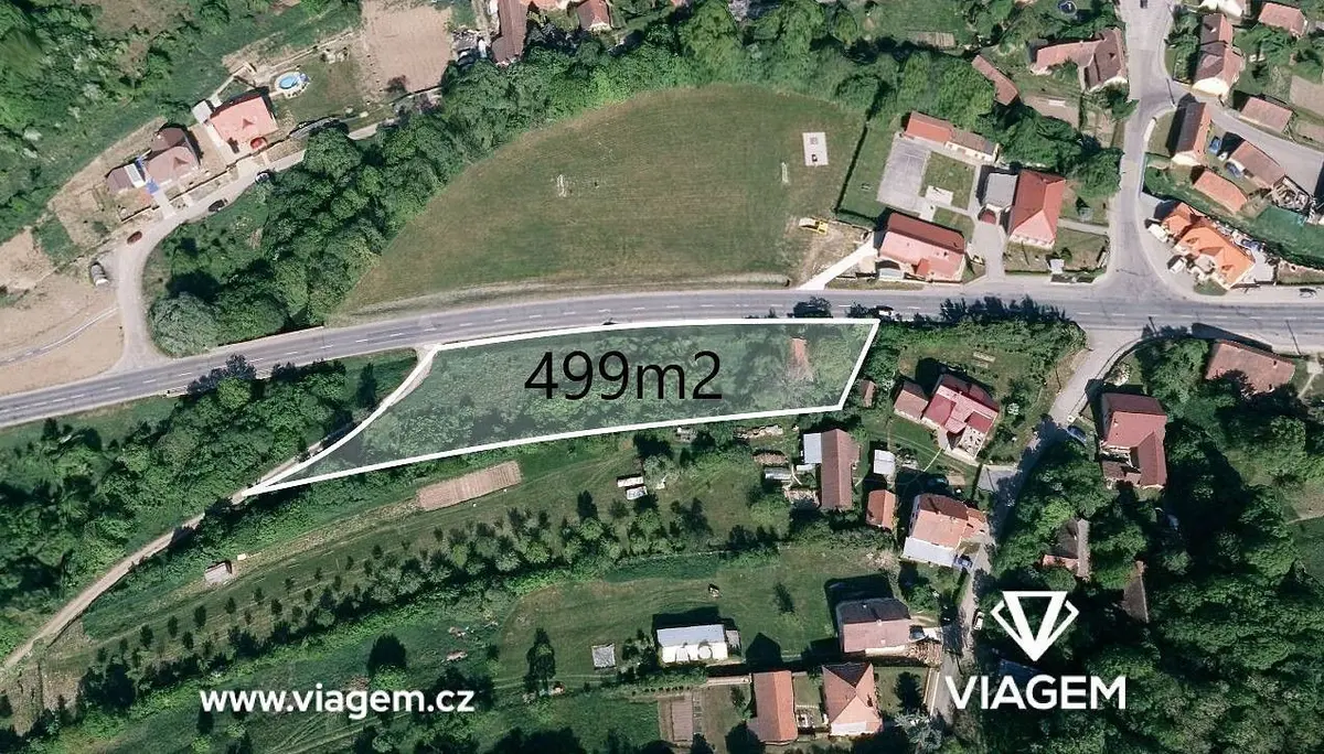 Prodej pozemku 498 m², Kaňovice u Luhačovic · Kaňovice