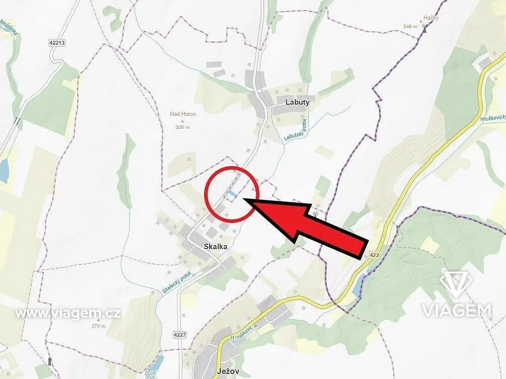 Prodej pozemku 801 m², Labuty
