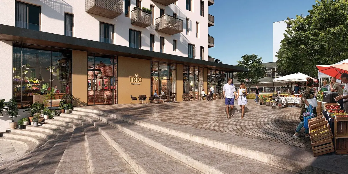 Prodej komerčního prostoru 133 m², náměstí Osvoboditelů · Radotín