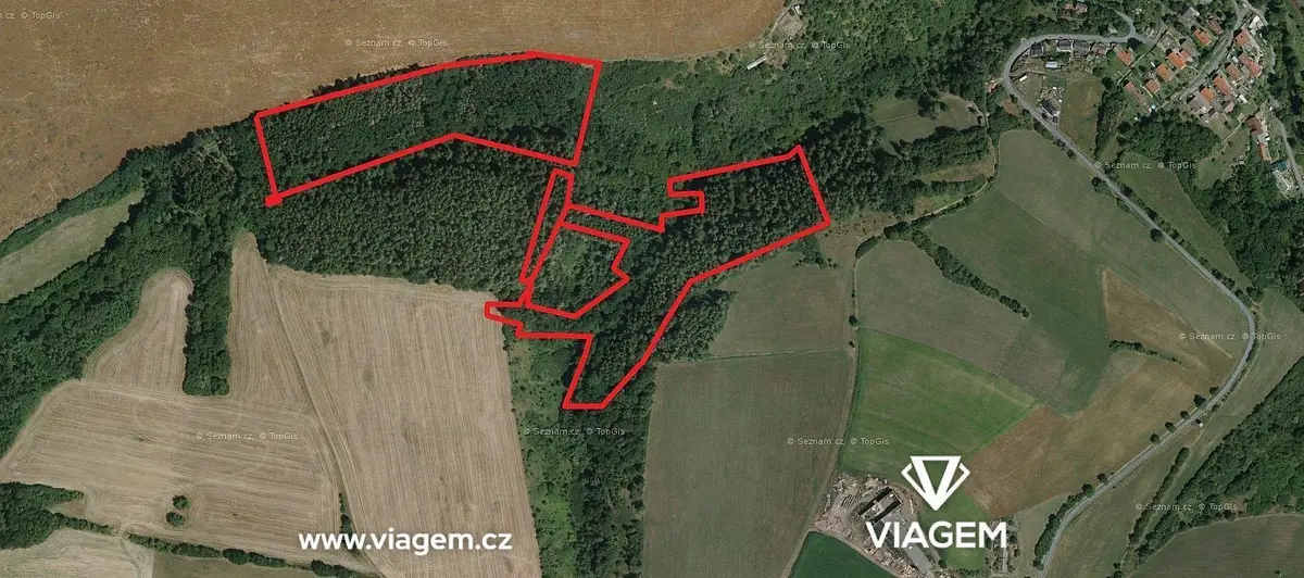 Prodej pozemku 8736 m², Chlum u Rakovníka · Pavlíkov