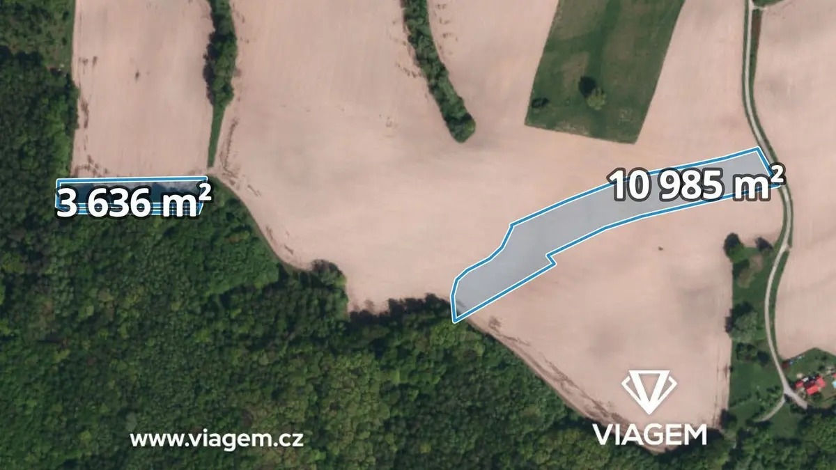 Prodej pozemku 3190 m², Louky nad Olší · Karviná
