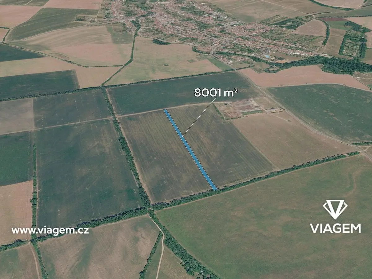 Prodej pozemku 8001 m², Nivnice