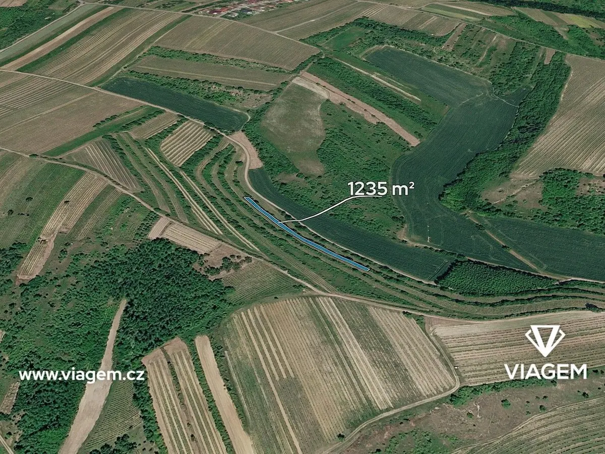 Prodej pozemku 617 m², Němčičky u Hustopečí · Němčičky