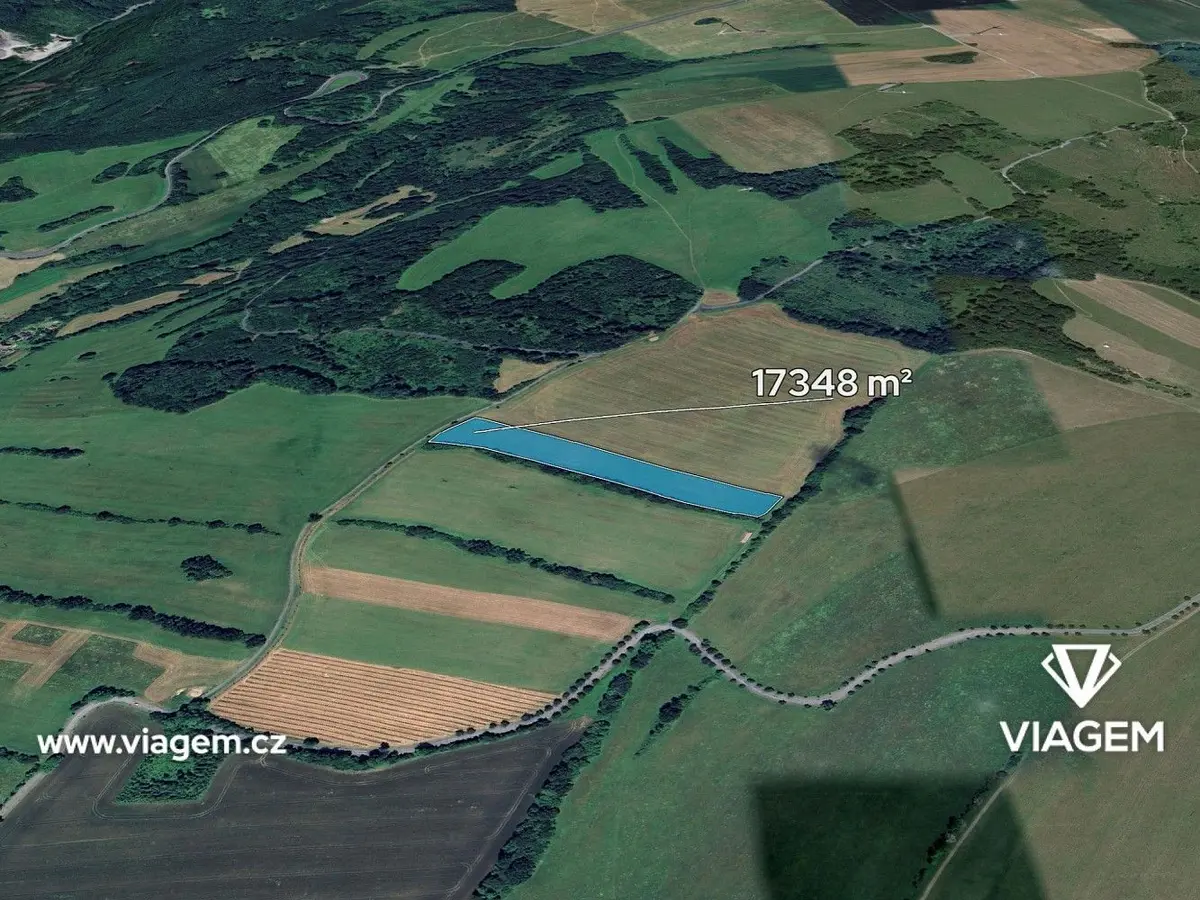 Prodej pozemku 11565 m², Lipina u Šternberka · Lipina