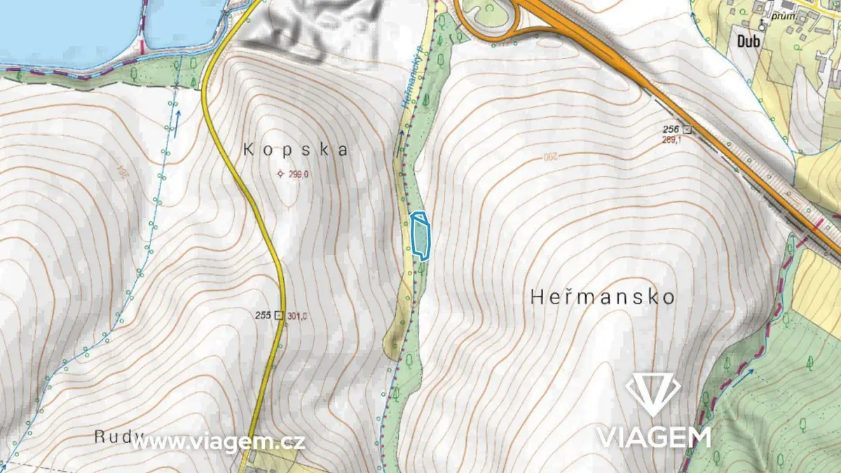 Prodej pozemku 2277 m², Dub u Nového Jičína · Starý Jičín