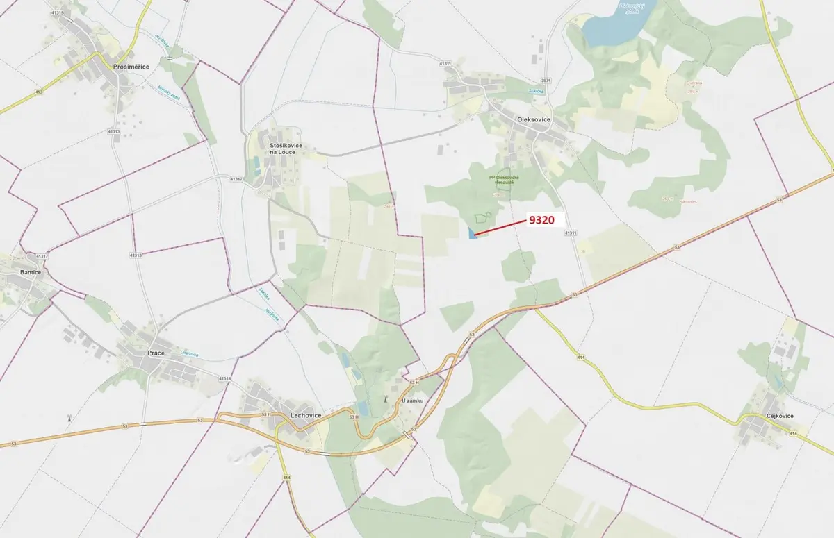 Prodej pozemku 4862 m², Oleksovice