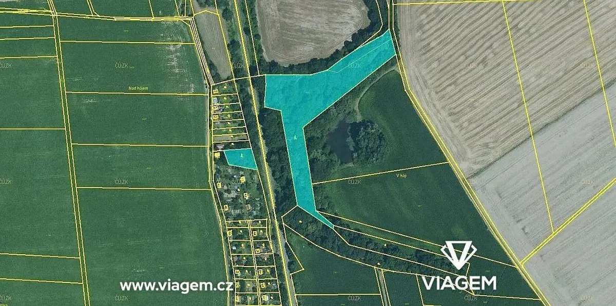 Prodej pozemku 2098 m², Kožušany · Kožušany-Tážaly