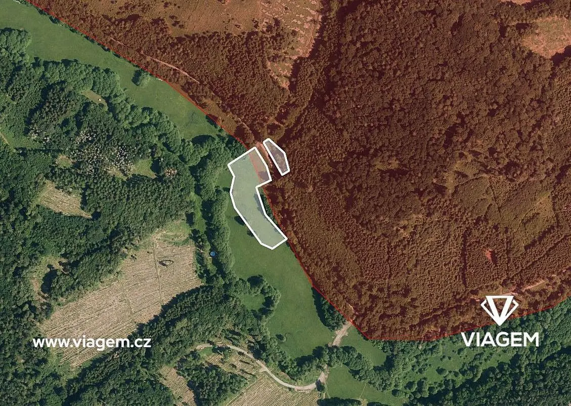 Prodej pozemku 1439 m², Hostěnice
