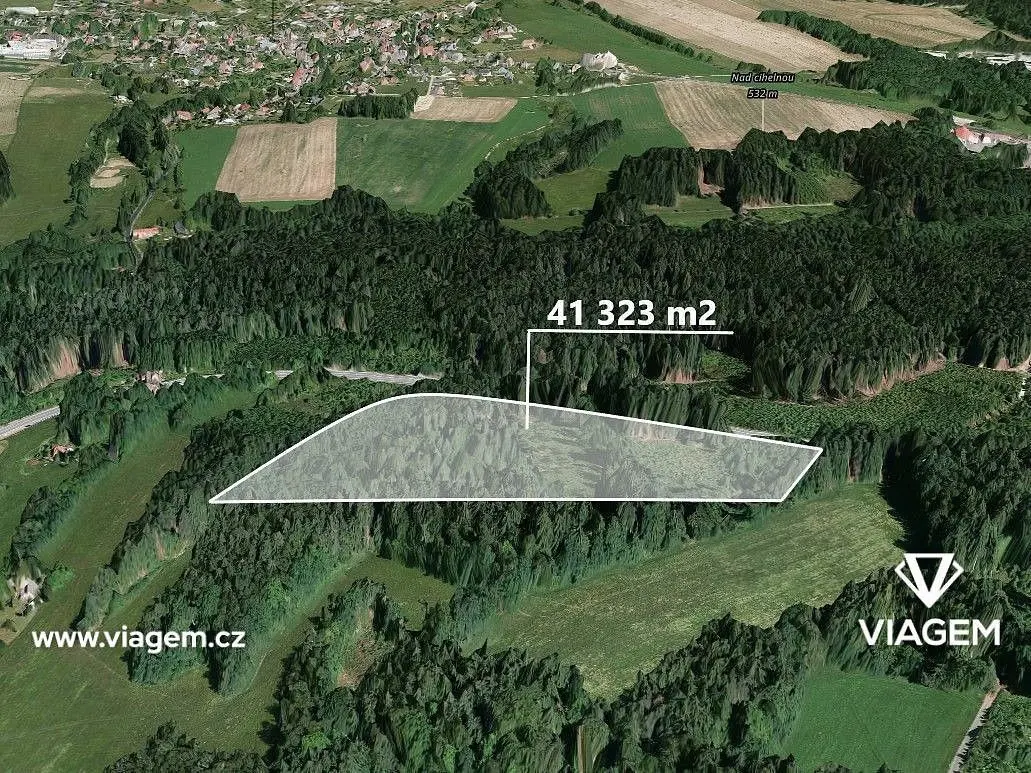 Prodej pozemku 41323 m², Loužnice