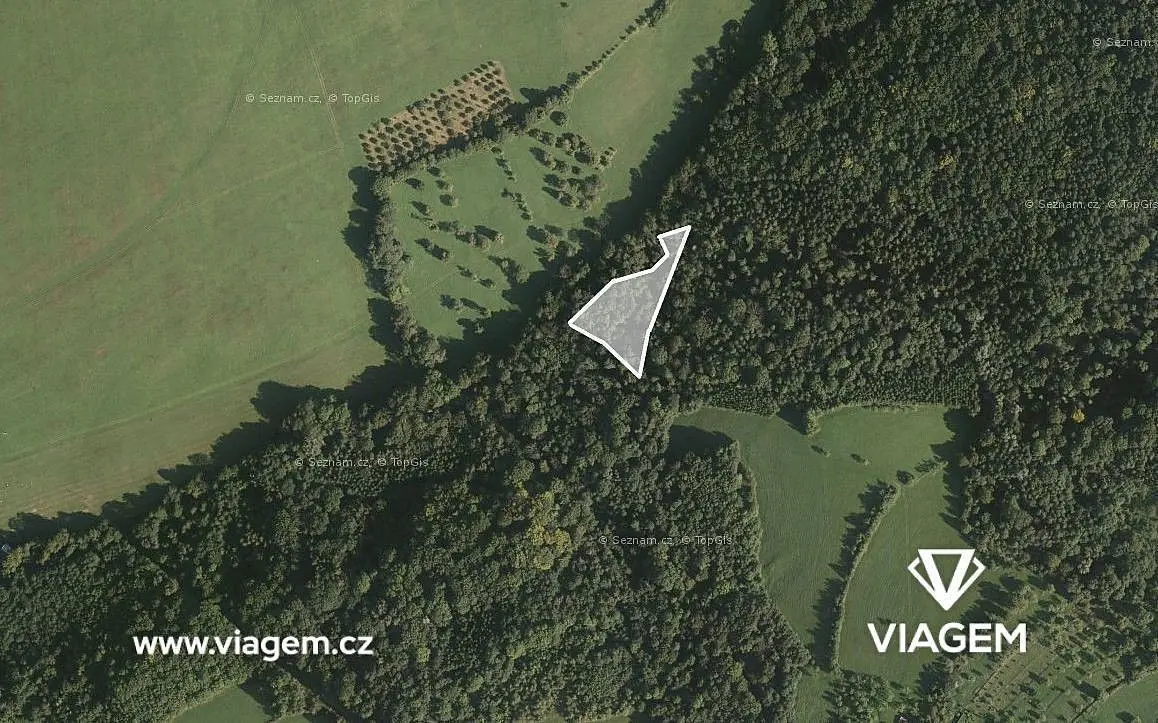 Prodej pozemku 2043 m², Řetechov · Luhačovice