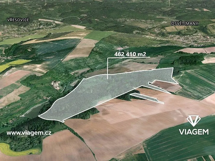 Prodej pozemku 11303 m², Žeravice u Kyjova · Žeravice