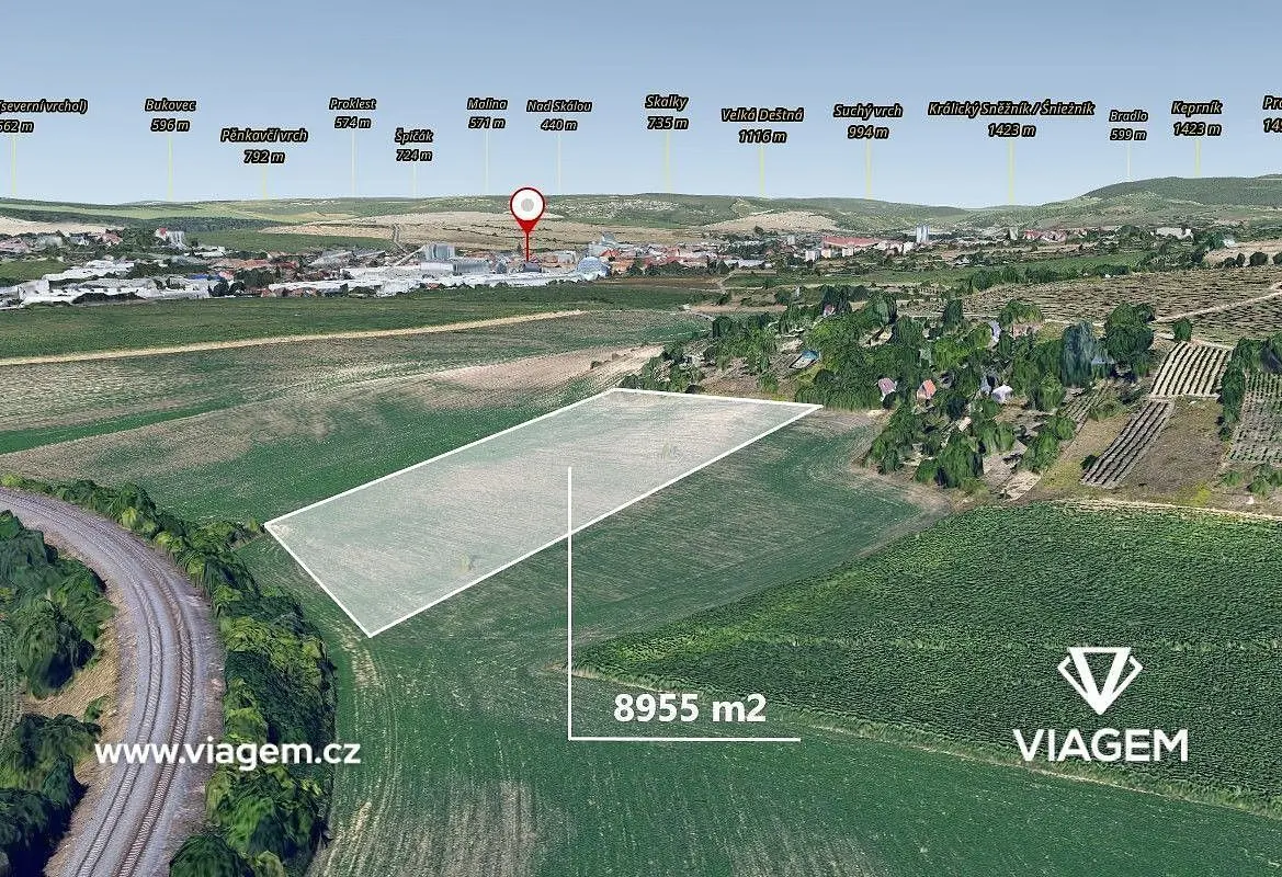 Prodej pozemku 3229 m², Kyjov