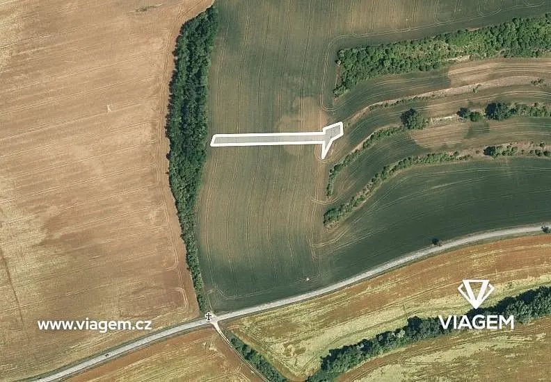 Prodej pozemku 1029 m², Ořechov u Uherského Hradiště · Ořechov