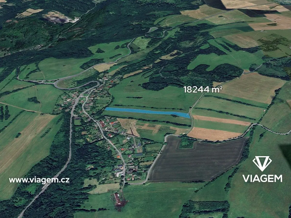 Prodej pozemku 12162 m², Lipina u Šternberka · Lipina