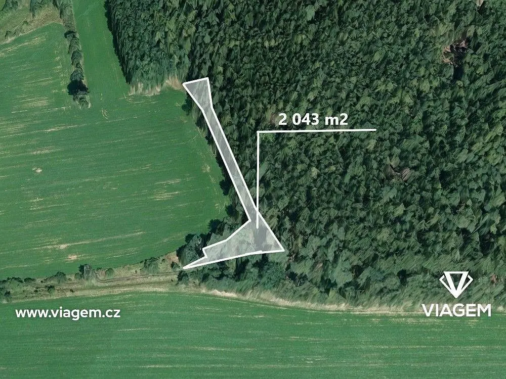 Prodej pozemku 510 m², Choustník