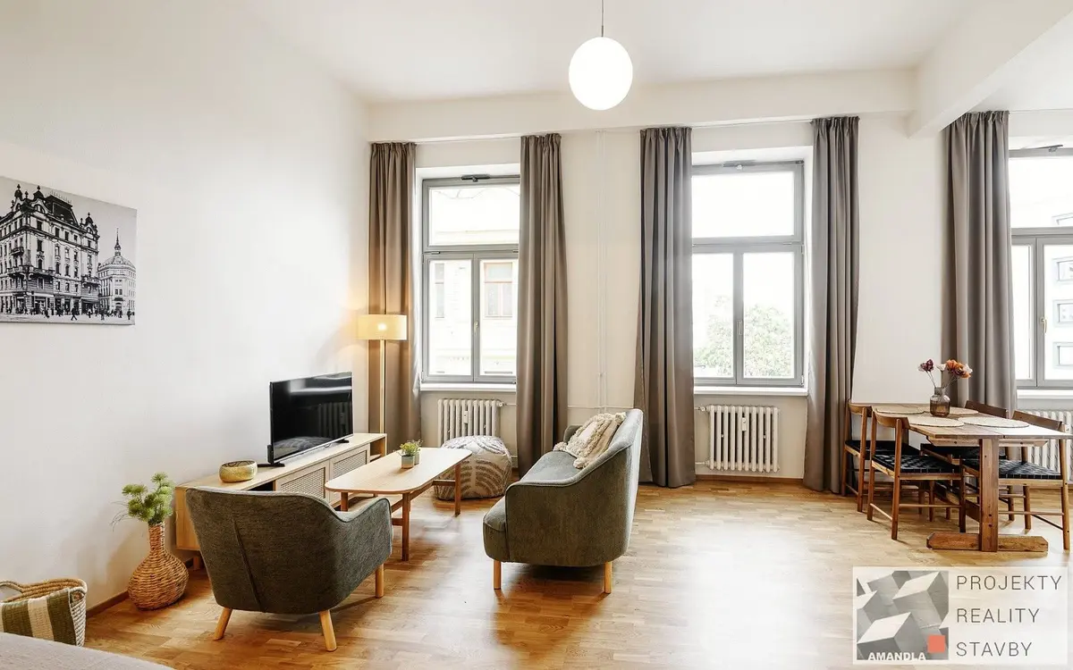 Pronájem bytu 1+kk 47 m², Koliště · Město Brno · Brno
