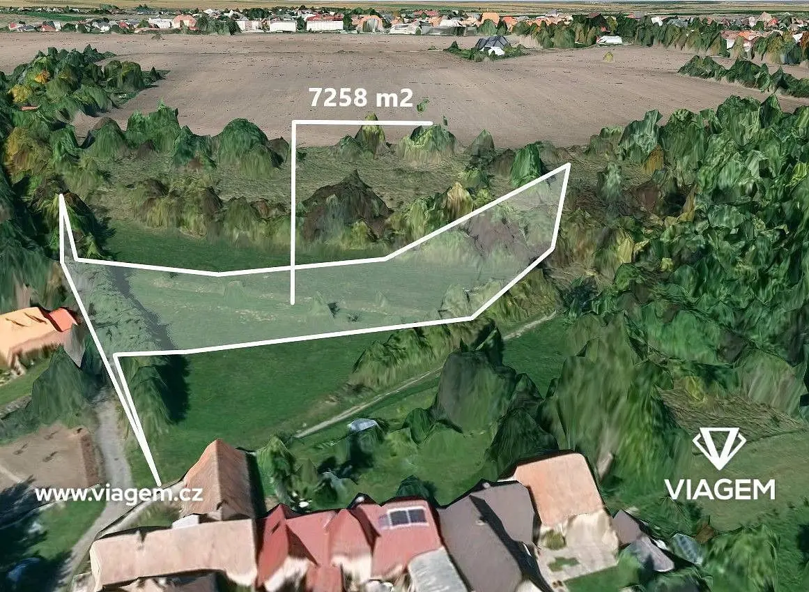 Prodej pozemku 1814 m², Podlažice · Chrast