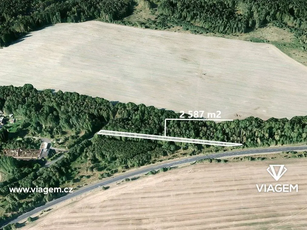 Prodej pozemku 2587 m², Bříza nad Ohří · Cheb