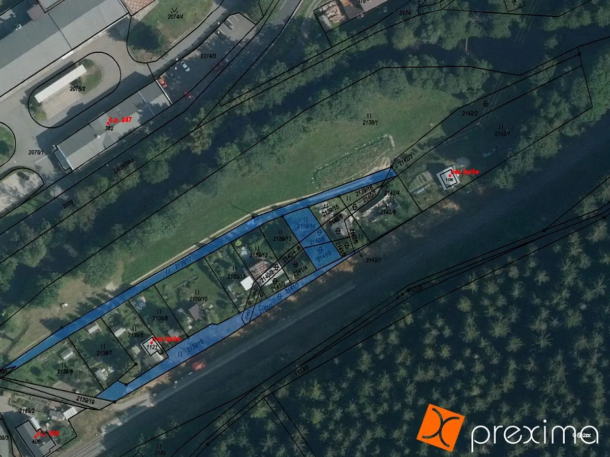 Prodej pozemku 300 m², Hanušovice