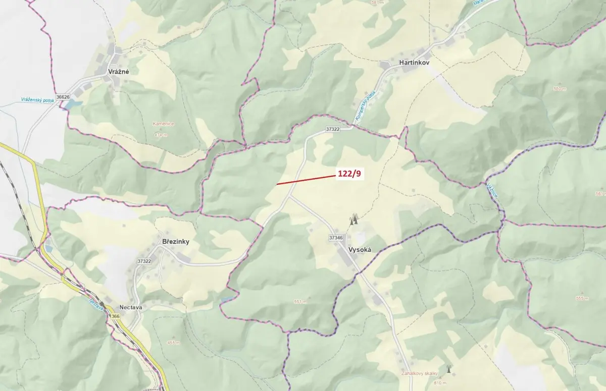 Prodej pozemku 20 m², Vysoká u Jevíčka · Vysoká