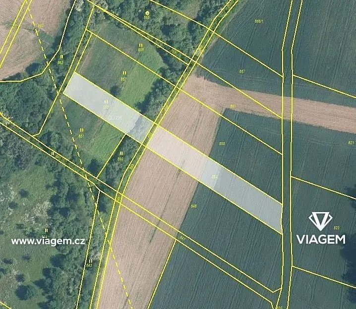 Prodej pozemku 1964 m², Všechovice