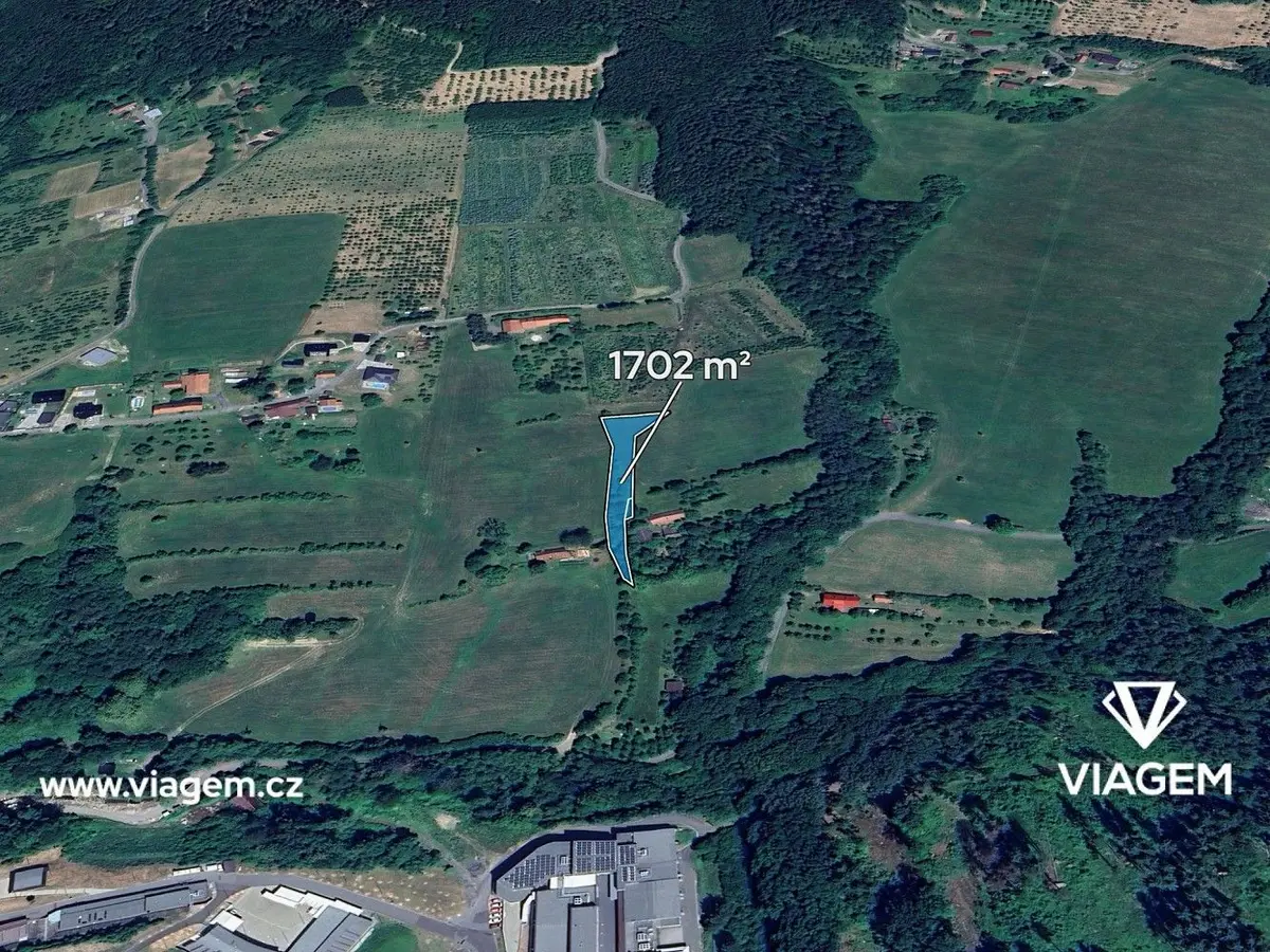 Prodej pozemku 851 m², Jablůnka