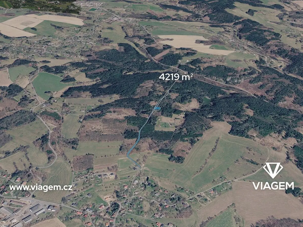 Prodej pozemku 881 m², Chlístov u Železného Brodu · Železný Brod