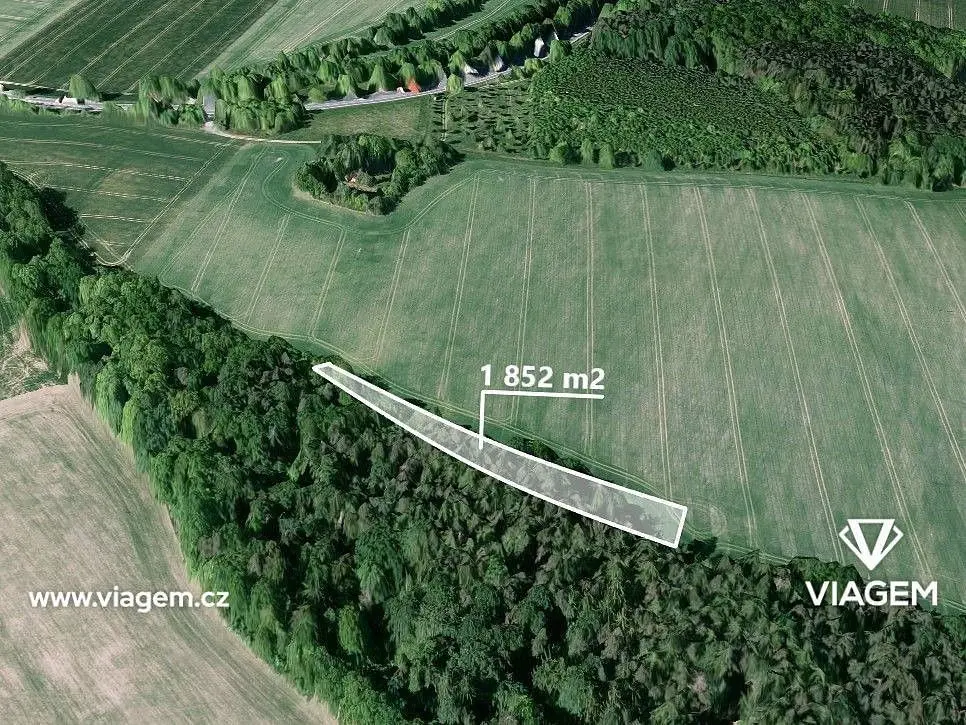 Prodej pozemku 1852 m², Podolí u Mohelnice · Mohelnice