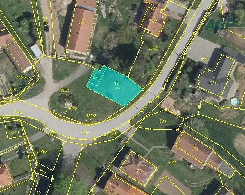 Prodej pozemku 291 m², Dub u Mžan · Mžany