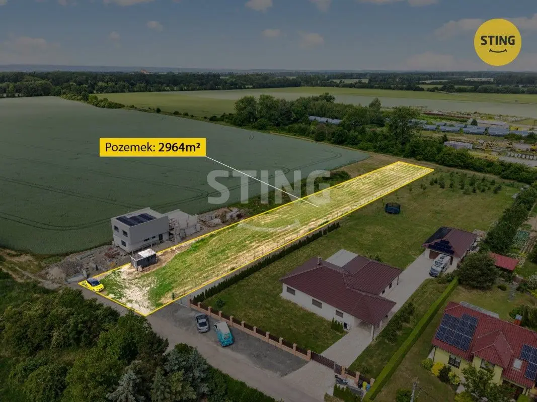 Prodej pozemku 2964 m², Brodek u Přerova