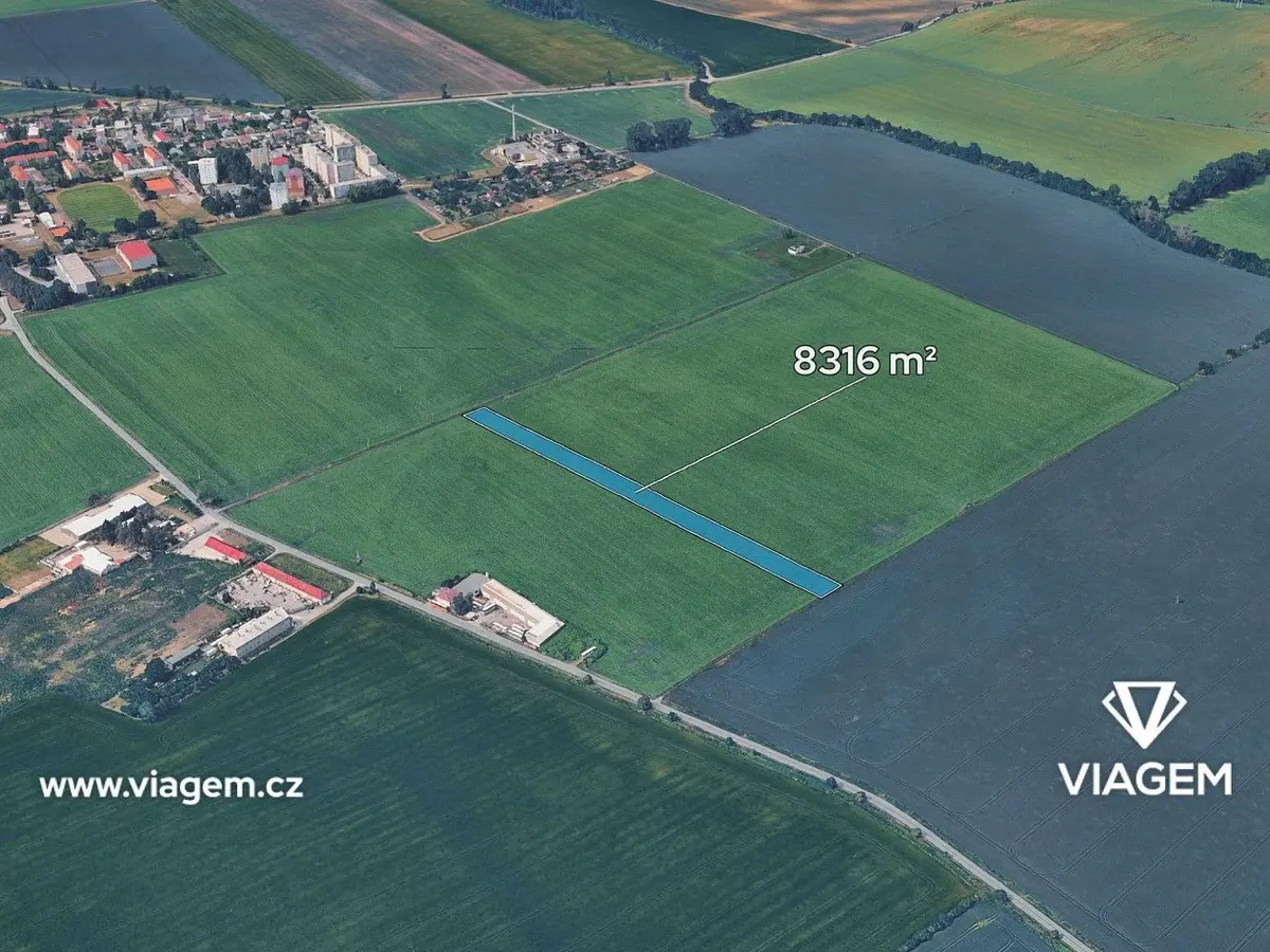 Prodej pozemku 2772 m², Hněvotín