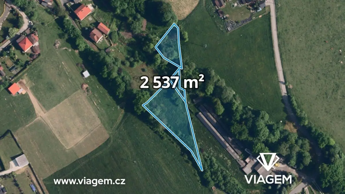 Prodej pozemku 2537 m², Vendryně