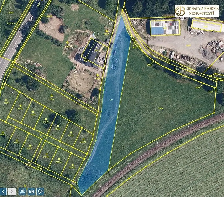 Prodej pozemku 3381 m², nám. Míru · Šumperk