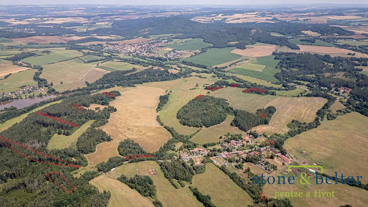 Prodej pozemku 45954 m², Zvěstov