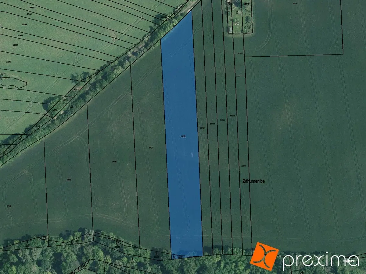 Prodej pozemku 474 m², Hrubšice · Ivančice