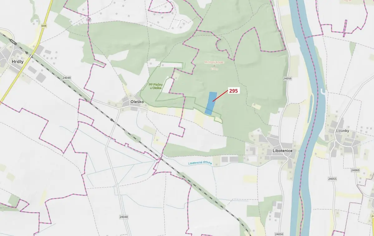 Prodej pozemku 33642 m², Libotenice