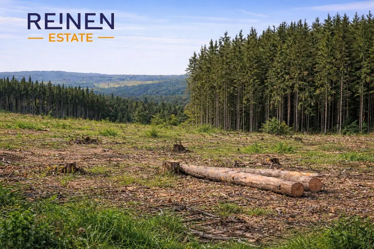 Prodej pozemku 14151 m², Řečice u Humpolce · Řečice