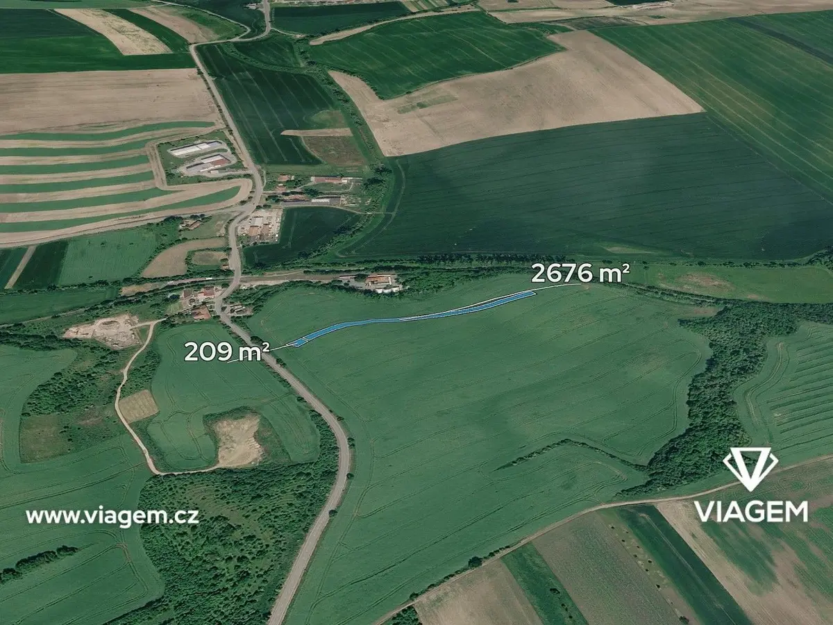 Prodej pozemku 961 m², Uhřice u Kyjova · Uhřice
