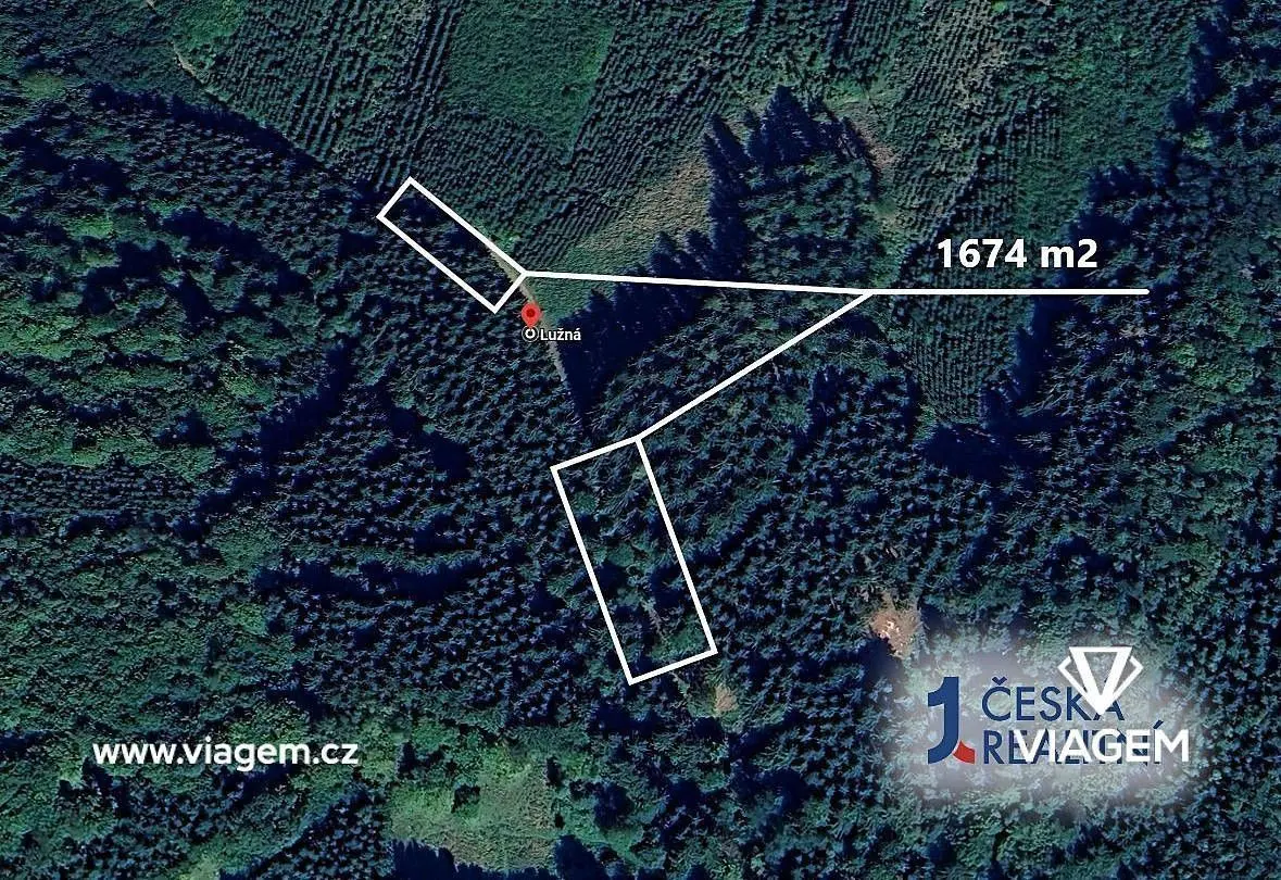 Prodej pozemku 418 m², Lužná u Vsetína · Lužná