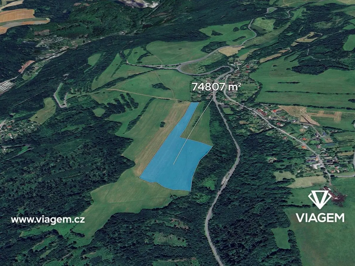 Prodej pozemku 49871 m², Lipina u Šternberka · Lipina