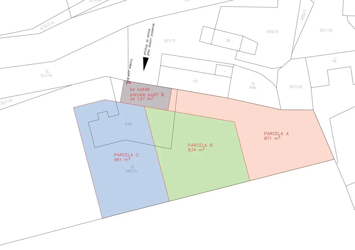 Prodej pozemku 871 m², Jenišovice u Chrudimi · Jenišovice