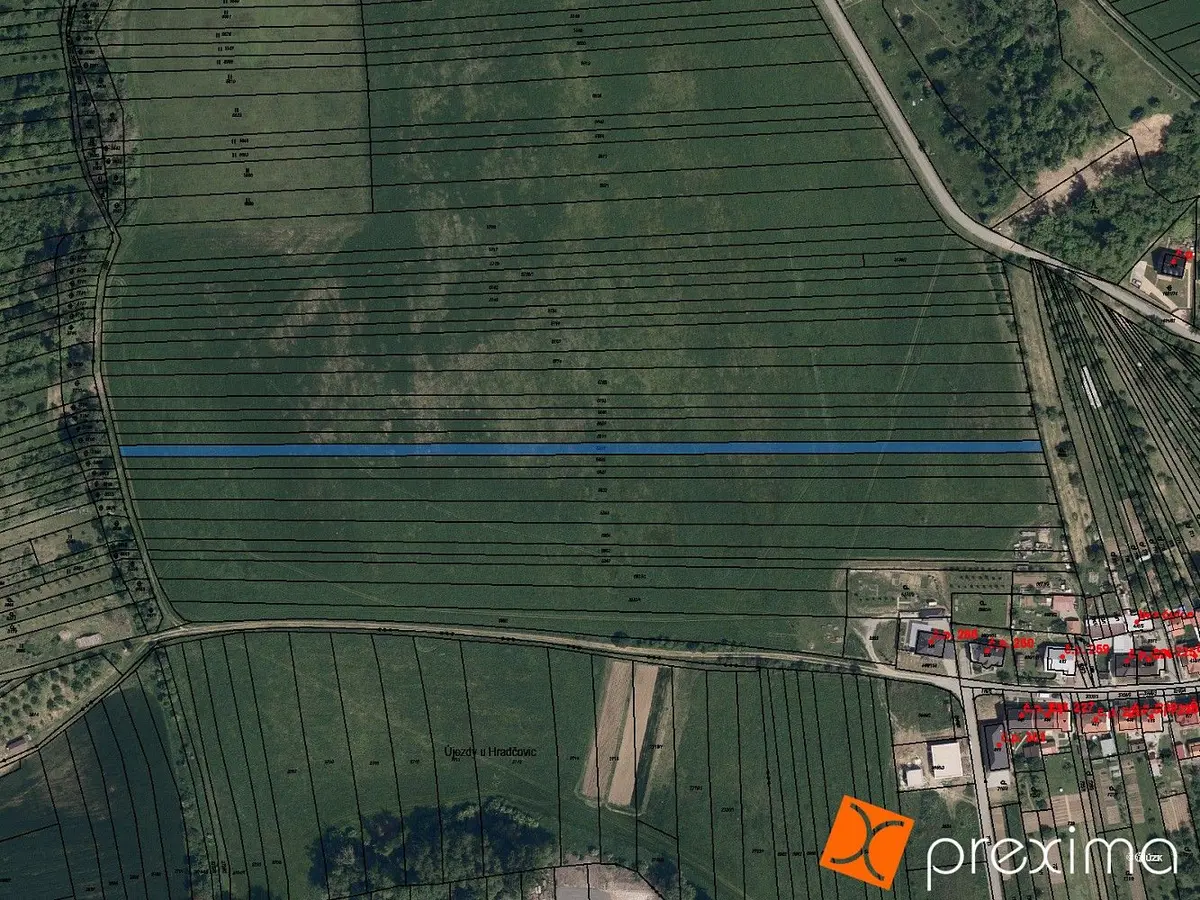 Prodej pozemku 599 m², Hradčovice