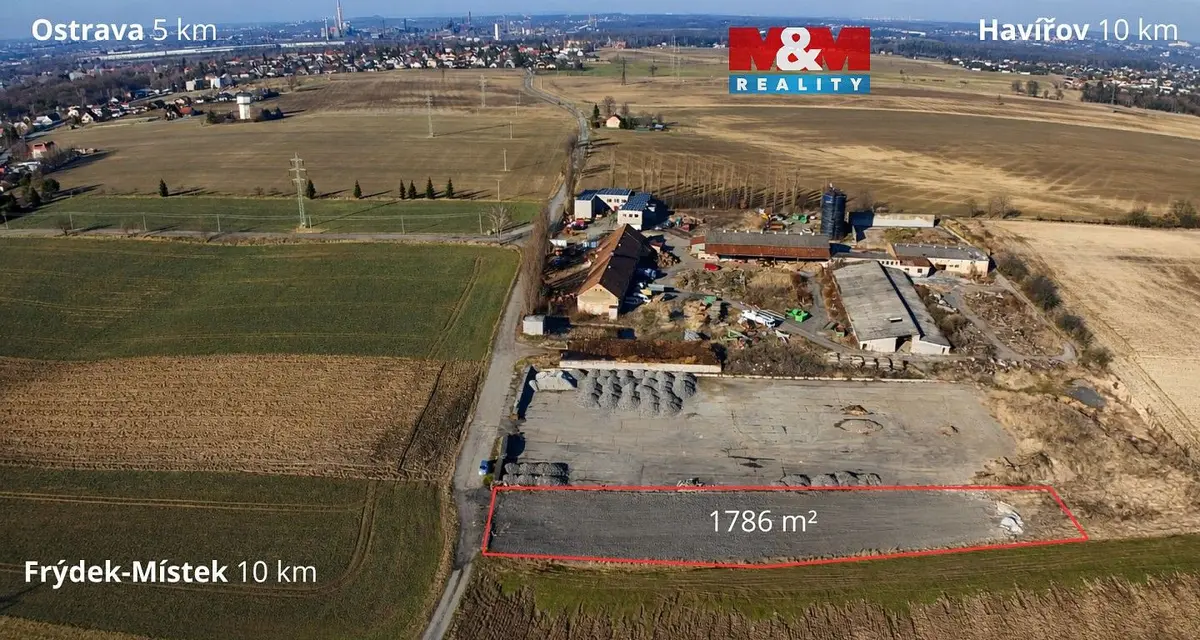 Pronájem pozemku 1786 m², Vratimov